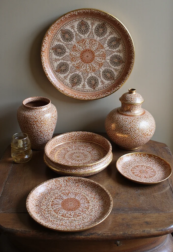 Simple Mehndi Decor at Home: A Refined Guide with 17 Subtle Festive Inspirations - 13. Mehndi-Themed Accessories