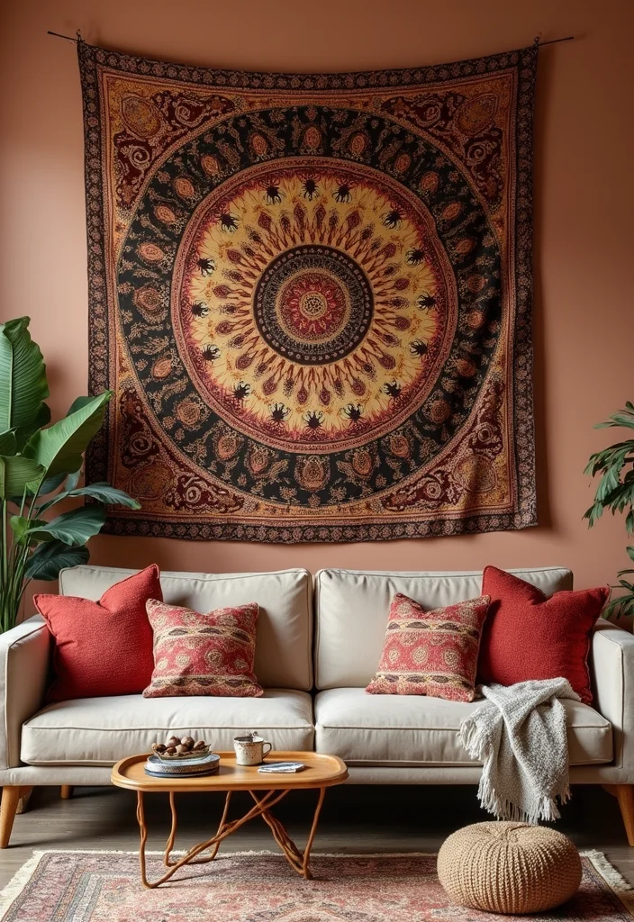 Simple Mehndi Decor at Home: A Refined Guide with 17 Subtle Festive Inspirations - 7. Mehndi Patterned Wall Hangings