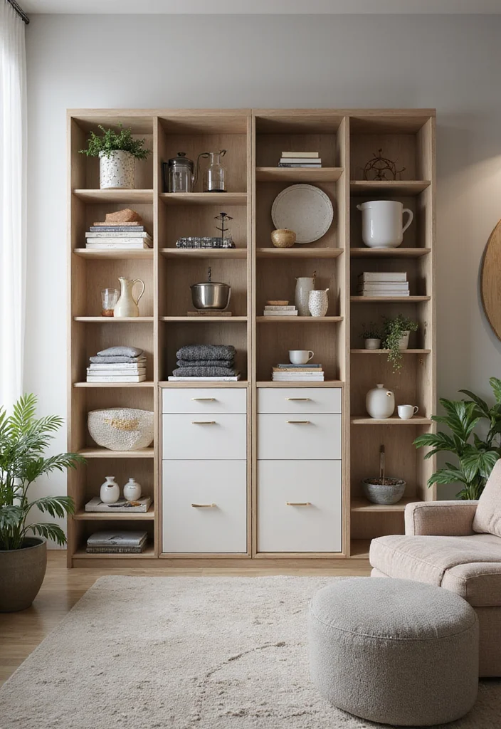 Small Space Home Decor Ideas: An Efficient Guide with 20 Space-Loving Styling Inspirations - 19. Customizable Storage Units