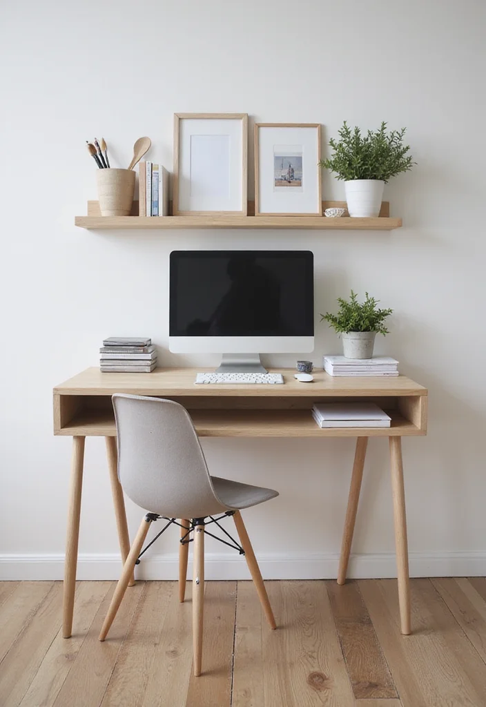 Small Space Home Decor Ideas: An Efficient Guide with 20 Space-Loving Styling Inspirations - 3. Wall-Mounted Desks