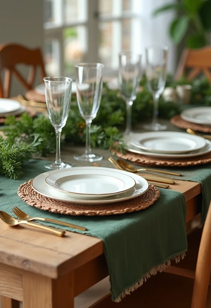 St Patrick's Day Home Decor DIY: A Cheerful Guide with 17 Lucky-Themed Decor Inspirations - 16. DIY Green Table Runner