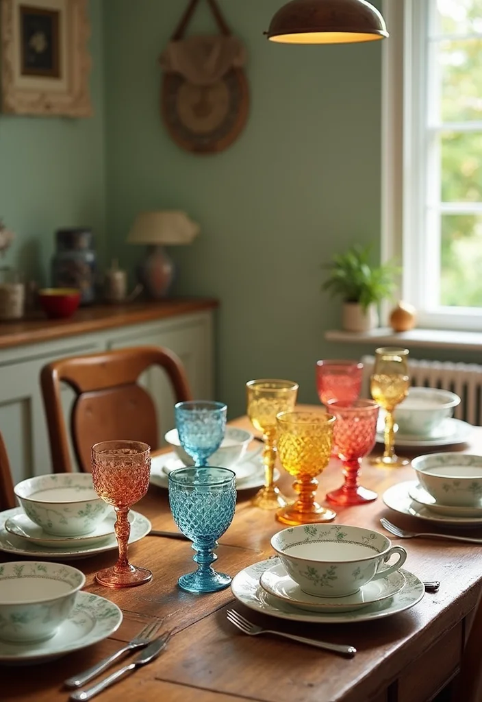 Vintage Decor Ideas for the Home: A Gentle Guide with 19 Timeless Styling Inspirations - 6. Mix and Match Vintage Tableware