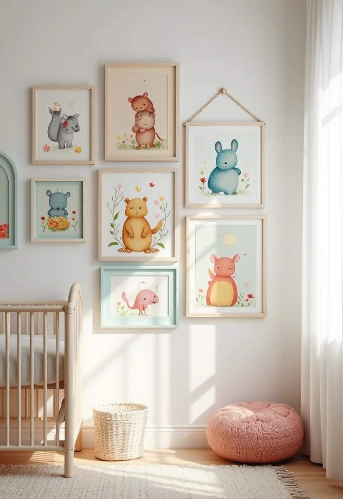 Welcome Home Baby Girl Decorations Decor: A Sweet Guide with 20 Delicate Celebration Inspirations - 2. Whimsical Wall Art