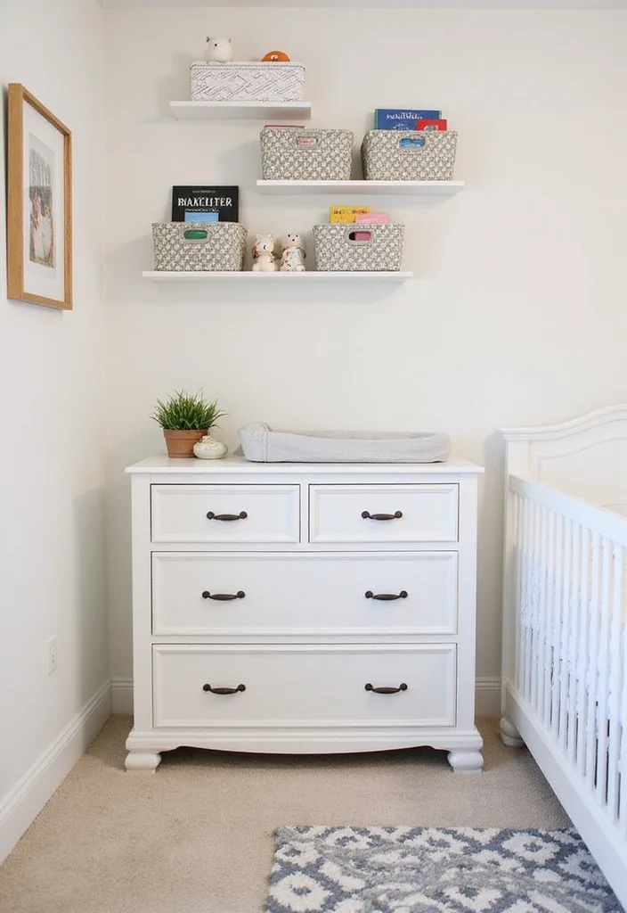 Welcome Home Baby Girl Decorations Decor: A Sweet Guide with 20 Delicate Celebration Inspirations - 7. Practical Storage Solutions