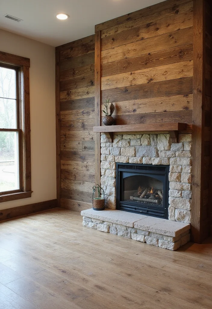 Western Home Decor Living Room: A Cozy Western Guide with 20 Ranch-Inspired Styling Ideas - 11. Rustic Wall Treatments