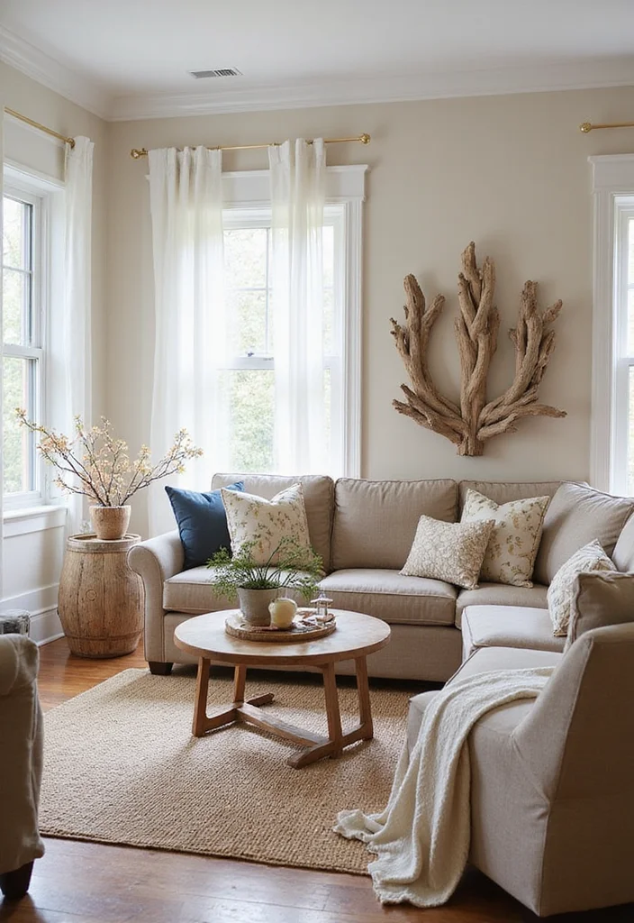 Western Home Decor Living Room: A Cozy Western Guide with 20 Ranch-Inspired Styling Ideas - 16. Outdoor-Inspired Decor