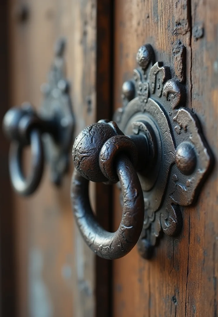 Western Home Decor Ranch Style: A Country Guide with 18 Warm Rustic Inspirations - 17. Unique Door Hardware